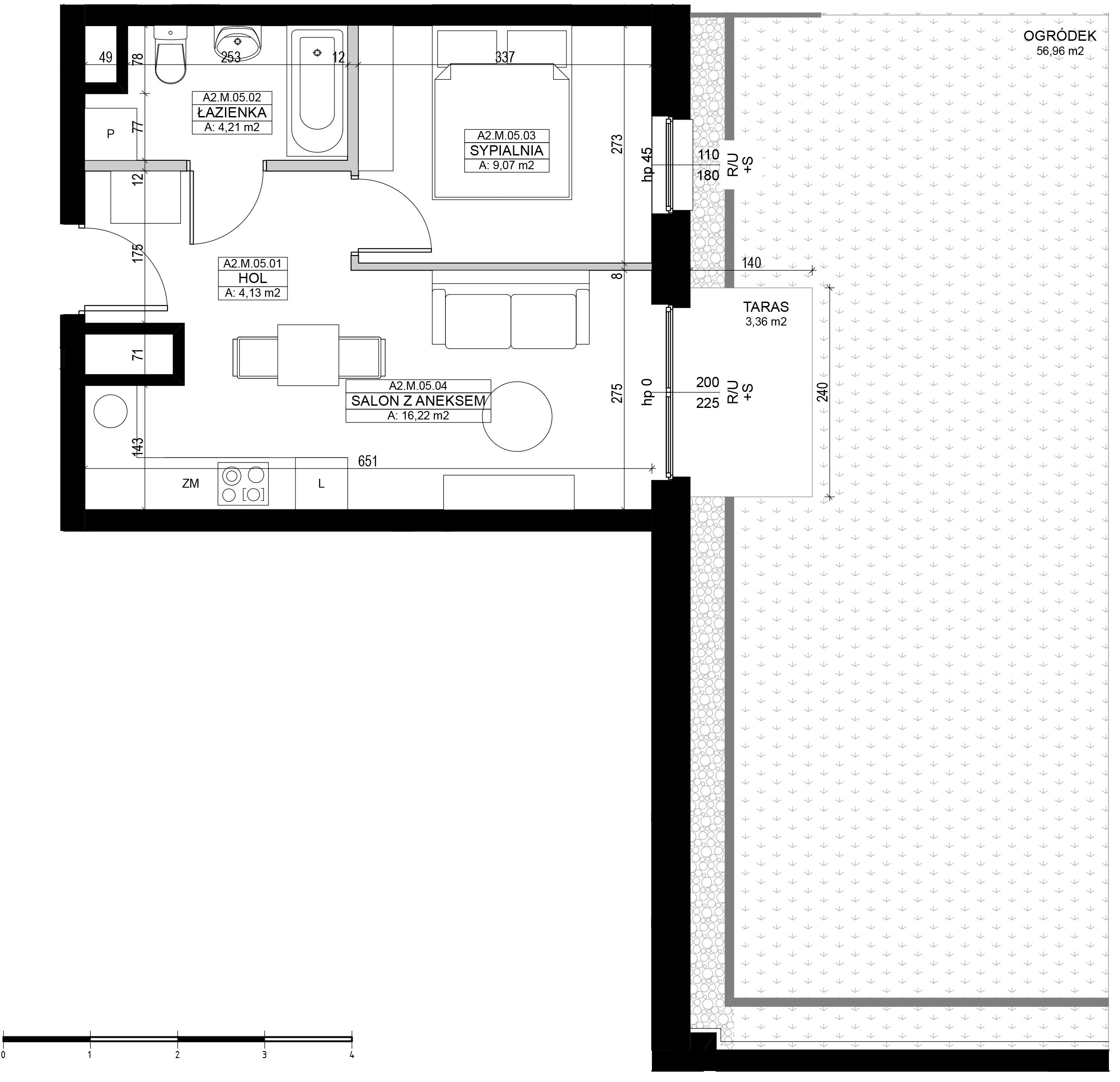 Diasfera Łódzka - I etap Łódź mieszkanie deweloperskie na  parterze z 2 pokojami